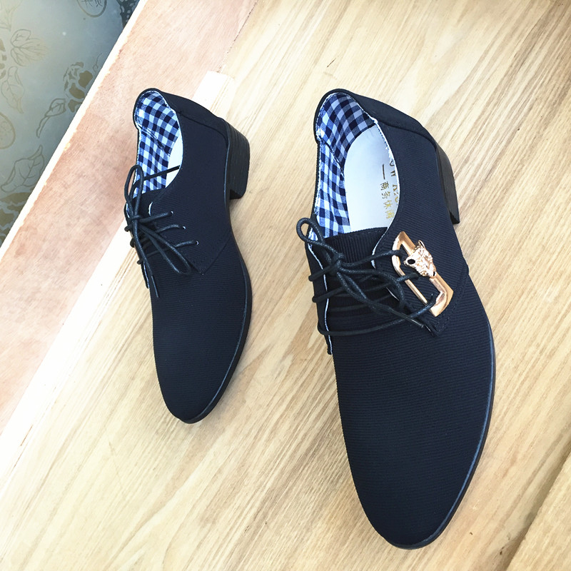 Mazefeng 2018 New Fashion Spring Autumn Men Casual Shoes Men Cavans Shoes Lace-up Pointed Toe Business Male British Style Shoes