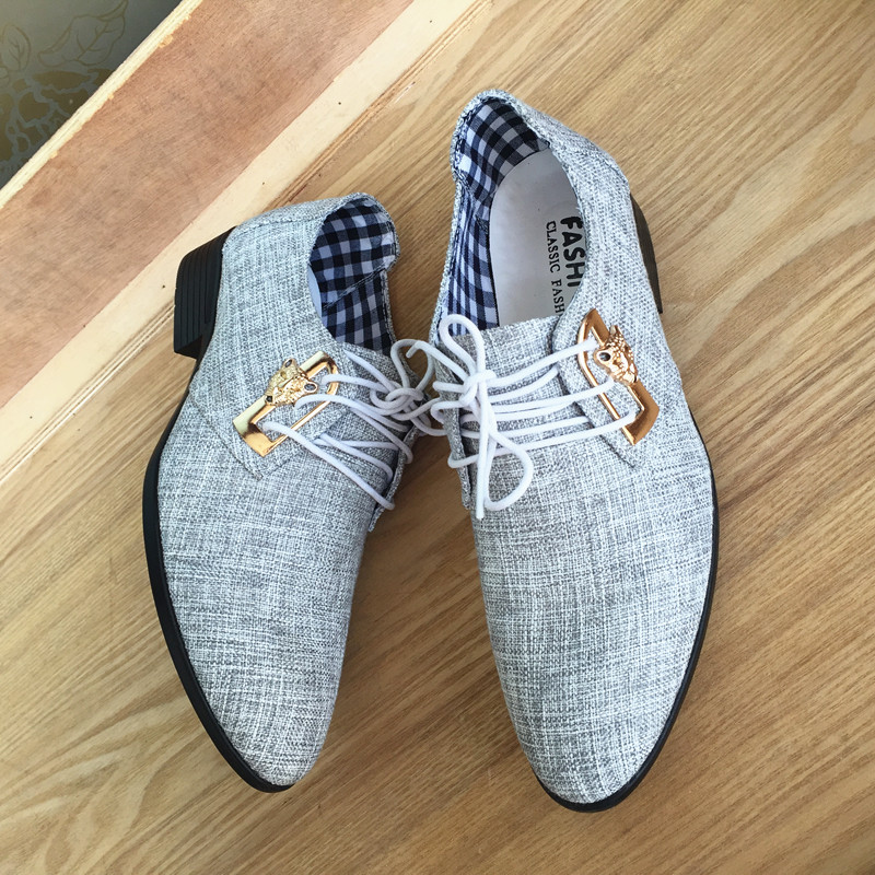 Mazefeng 2018 New Fashion Spring Autumn Men Casual Shoes Men Cavans Shoes Lace-up Pointed Toe Business Male British Style Shoes