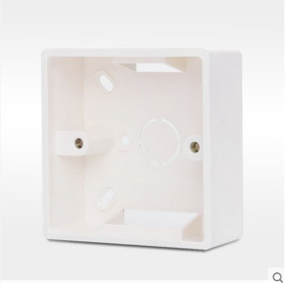 Thickened 86 type switch socket panel Ming-fit bottom case PVC junction box wiring case 86 Type universal bottom case