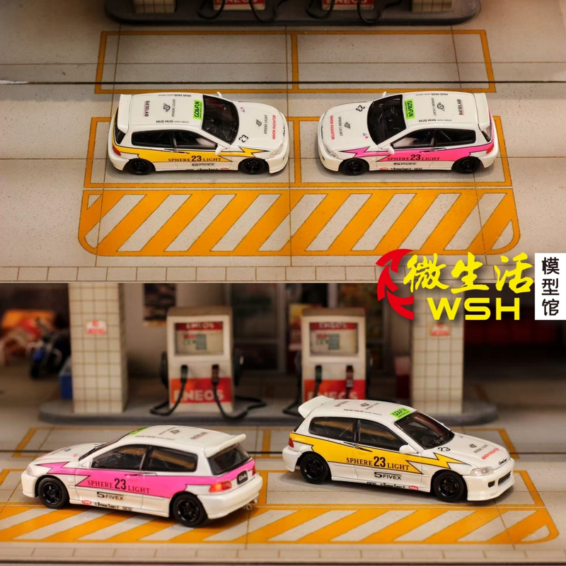 Sw 1:64 Honda Civic Eg6 Lightning Paintwork Alloy Car Model Sw 1:64 Honda Civic Eg6 Lightning Paintwork Alloy Car Model