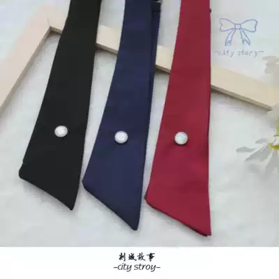 Uniform shirt solid color Cross knot college style accessories bow tie bow tie three colors optional