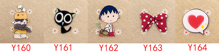 Phim hoạt hình Anime Green Acrylic Trâm sữa Hộp Starbucks Crown Bow Badge Phong cách Harajuku Nhật Bản huy hiệu cài áo vest