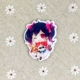 Lovelive trâm mới anime huy hiệu nhân vật trâm Q phiên bản phù hiệu hình áo giáp acrylic - Trâm cài ghim cài áo vest nữ