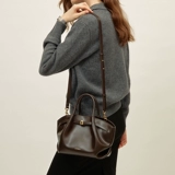 Сумка через плечо, из натуральной кожи