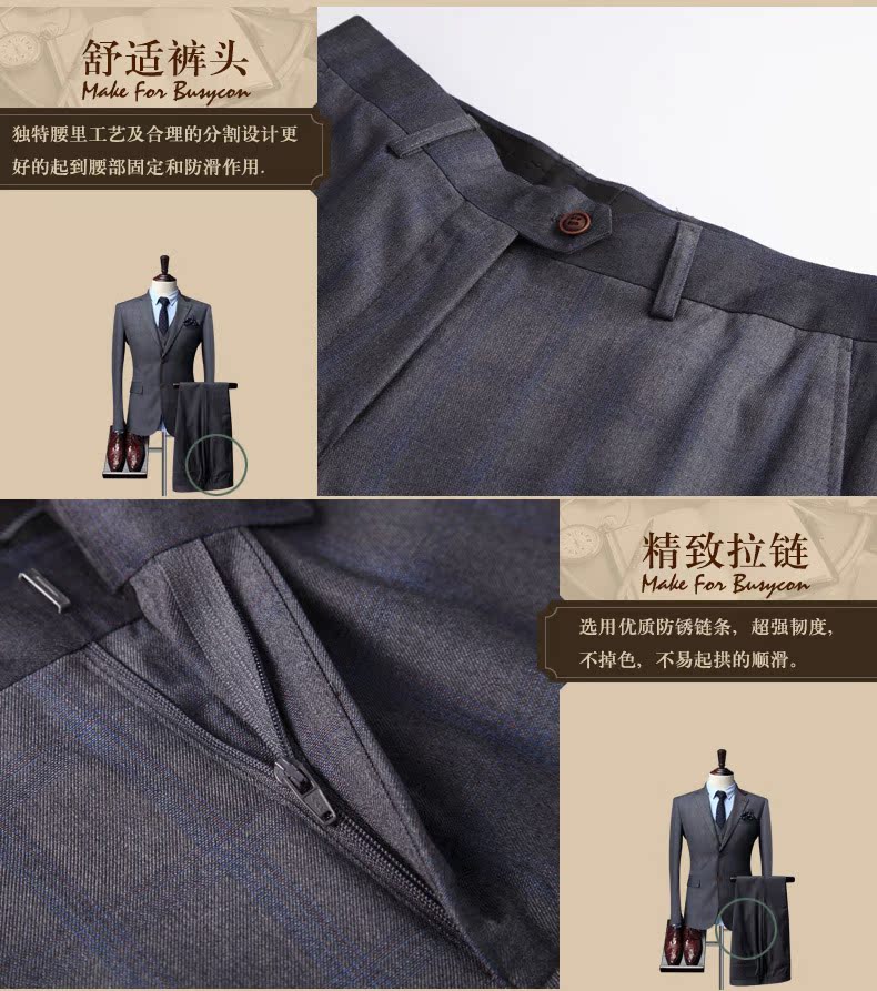 Costume homme BUSYCON en polyester pour printemps - Ref 1576507 Image 25