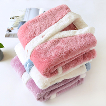 Japanese pajamas with female coral velvet thickened and leisure style flannel home clothes