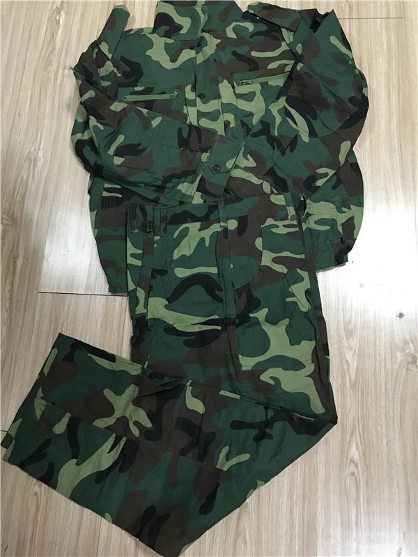 01-1 Old-fashioned combat training suit men 87 spring and autumn thickened wear-resistant fireproof and waterproof welding retired site work clothes