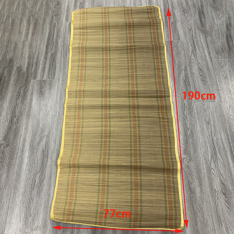 Stock Old stock Qingshuang Bamboo Mat Summer Naked Sleeping Ice Silk Student Dorm Room Single Folding Dual-use Grass Mat