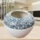 Trang trí nội thất Jingdezhen gốm sứ vẽ tay bình mận ba mảnh trang trí thủ công hiện đại Địa Trung Hải - Vase / Bồn hoa & Kệ