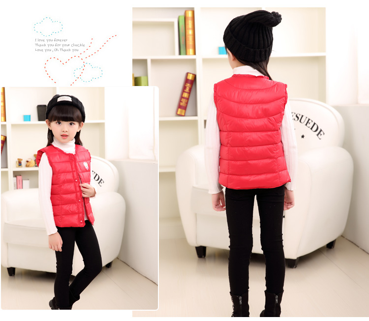 Gilet fille en polyester - Ref 2071147 Image 10