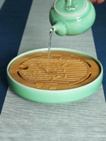 Чайный поднос Celadon Tea Round японский стиль дом кунг -фу чай набор сухой чай