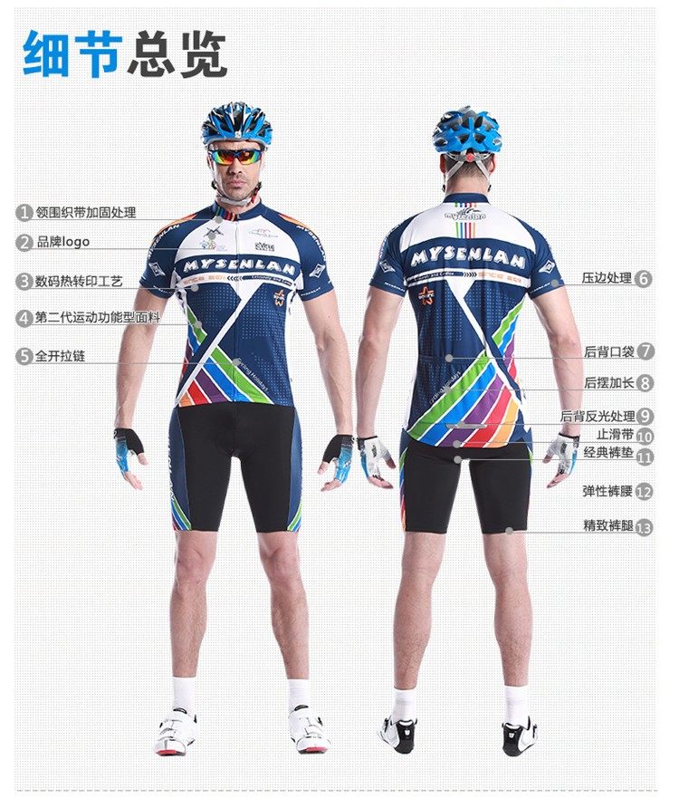 Tenue de cyclisme homme RUSUOO - Ref 2230339 Image 36