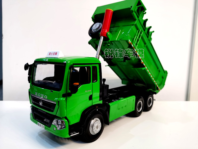Sinotruk Howo Tx Dump Truck Model 1:24 Alloy Car Model Original Truck Model Free Shipping