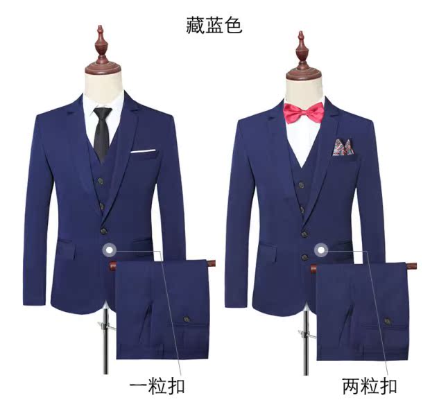 Bộ đồ vest nam ba mảnh phù hợp với chú rể mới kinh doanh đầm công sở 6XL size lớn phù hợp với quần áo bảo hộ lao động chuyên nghiệp áo vest dạ nam