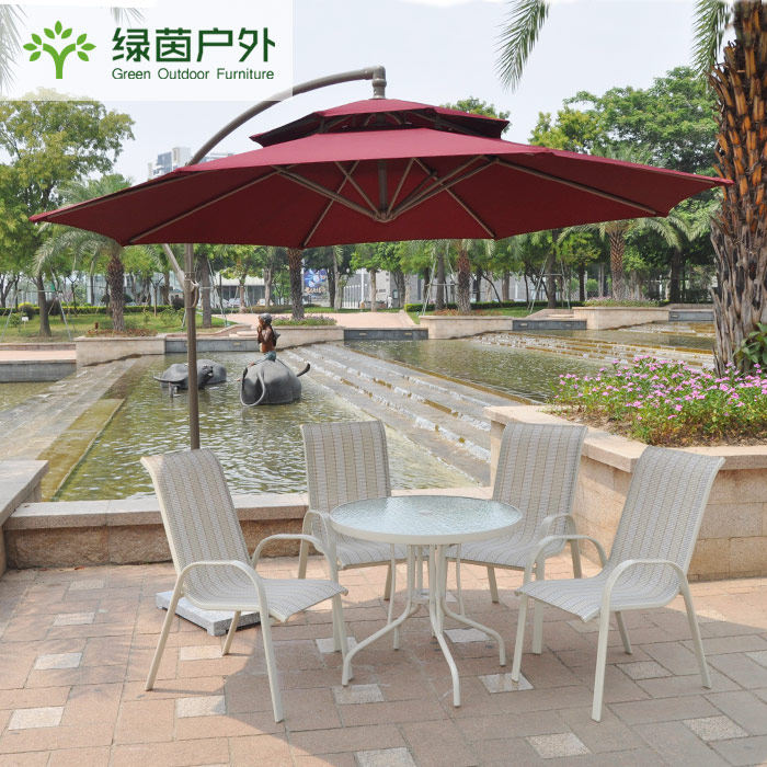 Outdoor Round Beach Umbrella Stand Guard Booth Balcony Casual Banana Umbrella Security Umbrella Beach Outdoor Garden Courtyard Beach Umbrella