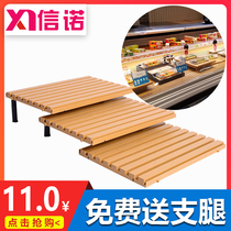Supermarket freezer display pad freezer refrigerated fresh pork tray air curtain cabinet display stand fruit display props