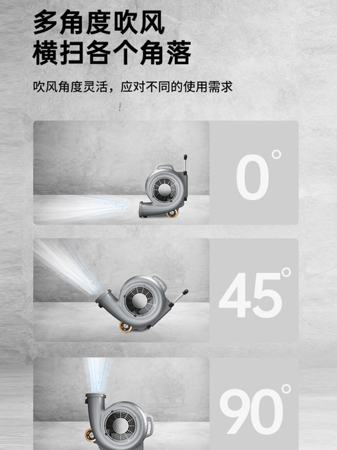 Commercial Floor Blower, High-Power Dryer for Home Use, Hotel Bathroom Floor Carpet Blower, Powerful Dehumidification and Drying