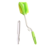 日康 Ершик для бутылочки, комплект, губка, моющее средство для бутылочек, щетка