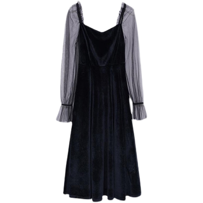Birthday senior party dress dress women spring and autumn temperament party can usually wear evening party dress