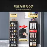 Шкаф для обуви большой емкости, домашняя дверь, 2024, простой входной шкаф, многослойный шкаф для хранения, встроенная настенная дверная коробка для обуви