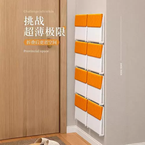 Ультра -тонкий шкаф для обуви в вход в дверь домохозяйства к стене подвешенная стена подвесной шкаф для хранения полярные новые сберегательные пробелы.