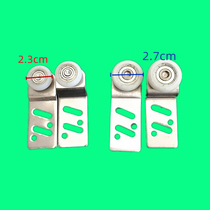 Stainless steel silent wheel nylon wheel bearing slide ball hoisting roller kitchenware accessories mobile door hanging wheel