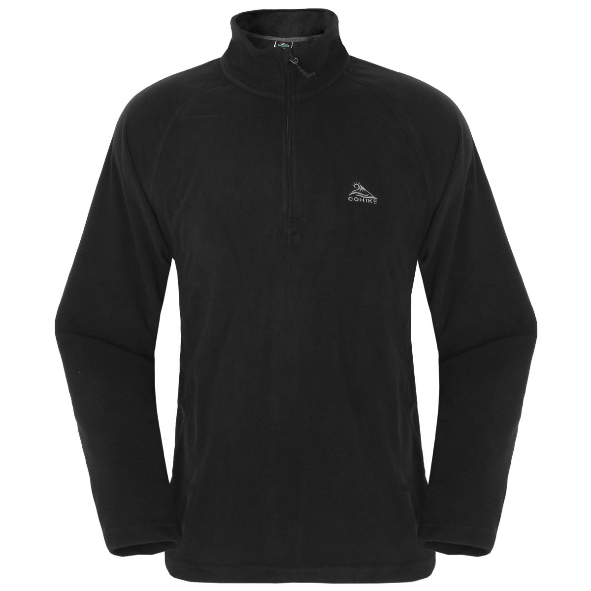 COHIKE Men's Spring Outdoors Close-fitting Comfort Soft Warm Breathable Pullover Pull-on Pull Jacket Fleece Jacket