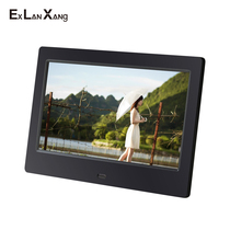 Snapping up 7-inch multifunction HD digital photo frame electronic album High-gear gift video advertising machine Music Intelligence
