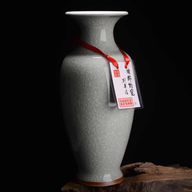 中国鈞瓷　鈞窯　鈞窯瓷　飾り壺　花瓶　花入　インテリア 中国美術 陶磁器 | 鈞窯青磁紫班文花口瓶 元 13C | gallery陽々