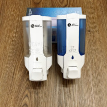 Jinlaishi wall-mounted soap dispenser Plastic manual single-head soap dispenser Shampoo shower gel box Hand sanitizer bottle
