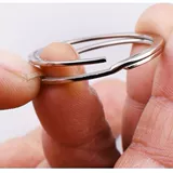 Брелок из нержавеющей стали, аксессуары для ключей, кольцо