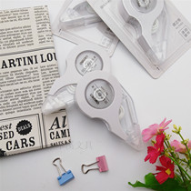 Deli correction tape 71454 altered word transparent tape Learning stationery supplies Creative change multi-purpose office