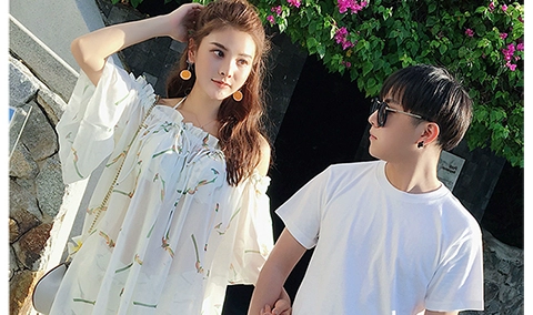 Đồ bơi cặp đôi mới 2018 mẫu Hàn Quốc phù hợp với mẫu đồ bơi nữ ba mảnh gợi cảm đi biển đi biển - Vài đồ bơi