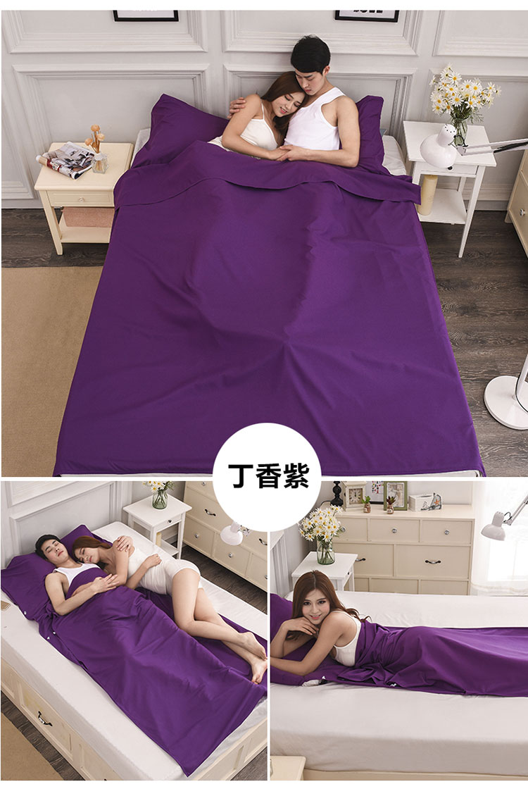 Duy nhất túi ngủ khách sạn khách sạn tấm cách ly du lịch du lịch đôi bẩn quilt cover siêu nhẹ xách tay cotton túi ngủ