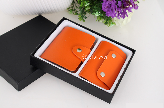 Thẻ gói túi chìa khóa đặt hộp quà tặng tùy chỉnh thiết lập tùy chỉnh in logo ngân hàng bảo hiểm đơn giản món quà hào phóng ví đựng thẻ tín dụng
