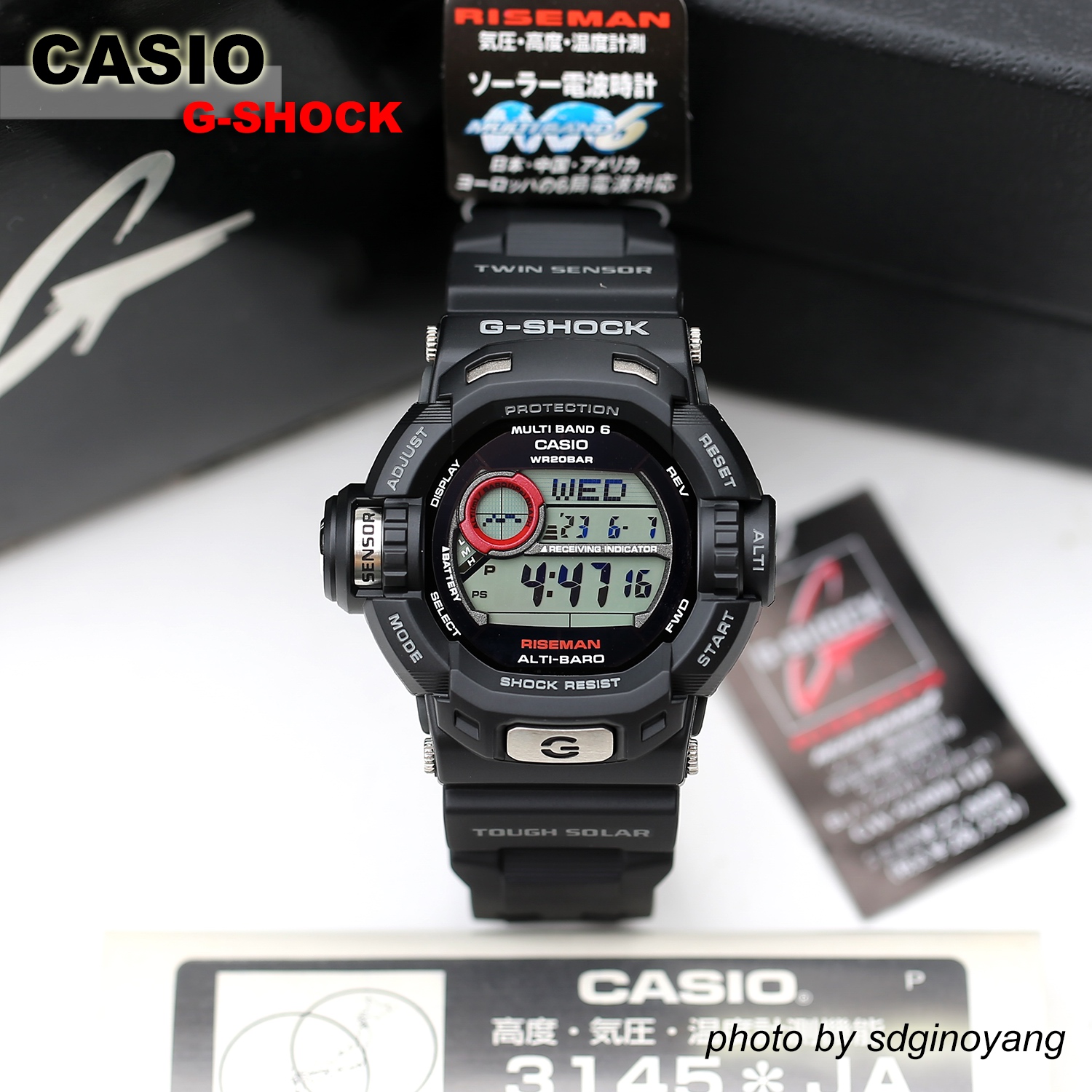 CASIOCASIOG-SHOCK GW-9200J-1JF 初代6局電波飛人登山全新結束- Taobao