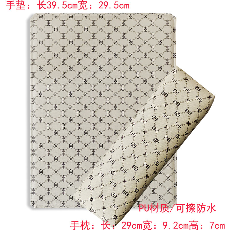ins网红美甲手枕手垫套装高档PU可擦防水小清新欧式舒适美甲工具详情3