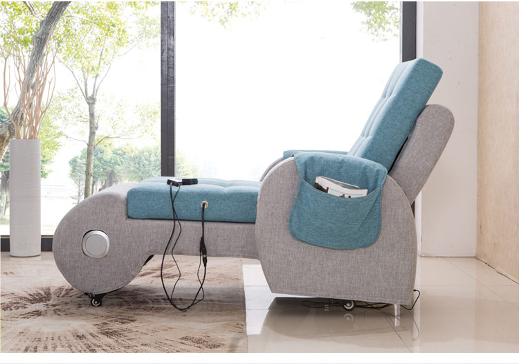 Đơn giản và hiện đại sofa vải nhỏ căn hộ mủ phòng chờ chaise ghế massage rửa beanbag giường đơn ghế - Ghế sô pha ghế sofa phòng khách nhỏ
