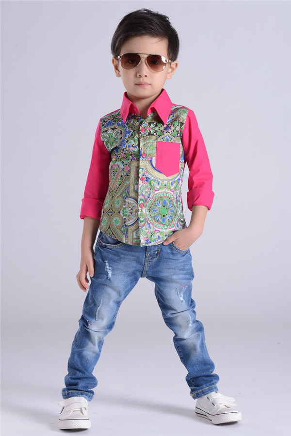 Chemise garcon THEKIDSHOW à manche longue - Ref 2082419 Image 12