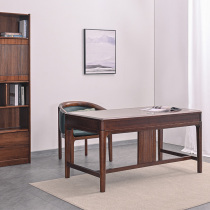 Walnuts Wood Solid Wood Desk Light Lavish Calligraphy Table Adult Bedroom Writing Strip Table Book House Furniture Suit Combination