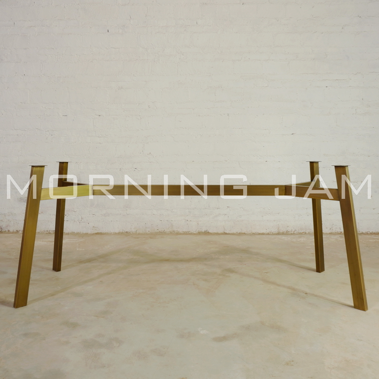 E002 Brass Metal Desk Frame Mourning Custom