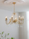 Golden Living Room Chandelier 2026 New Model American Retro Bedroom Lamp High-End Elegant French Dining Table Bar Crystal Lamp
