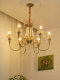 American-Style Retro Villa Egyptian Crystal Chandelier 2026 New Model Living Room Lamp French Dining Table Bar High-End Lighting Fixtures