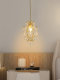 French-Style Light Luxury Bedside Chandelier, Black High-End American Retro Crystal Lamp, Bedroom Study Background Wall Small Chandelier