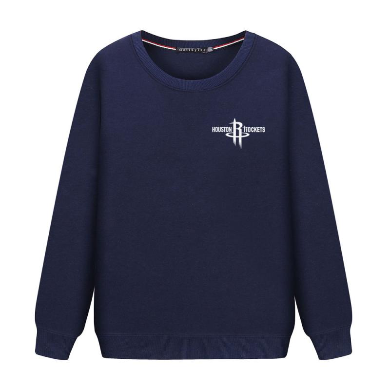[Có thể tùy chỉnh] áo len dày mùa xuân và mùa thu nam cộng với phân bón XL lỏng áo trùm đầu cotton dài tay chất béo quần ngắn
