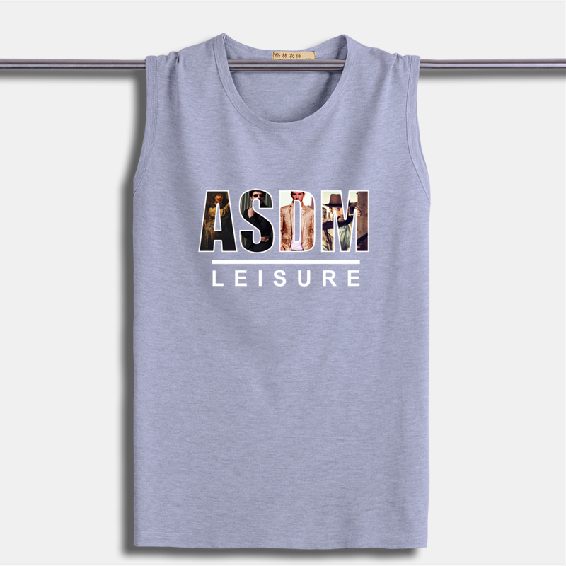 Mùa hè nam vest bông nam lỏng lẻo kích thước lớn không tay t-shirt thể thao bóng rổ thủy triều của nam giới rộng vai mồ hôi vest nam