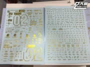 Spot Dalin Water Sticker PG 1/60 BANSHEE Unicorn Số 2 Báo cáo Vui Banshee Model Hot Stamp Sticker - Gundam / Mech Model / Robot / Transformers