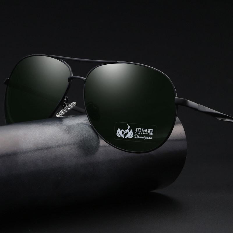 Danny Crown Ink Green Clams Mirror Sunglasses Men Driving Fishing Glasses Driving Sunglasses-Taobao