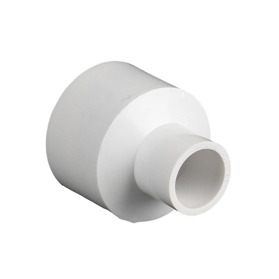 pvc direct large variable small joint different diameter straight through 2025324050110 plastic water supply pipe fittings