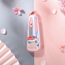 Automatic pencil round morning light stationery N1343 cherry blossom season limit students with 0 5 lead core circular circular circular